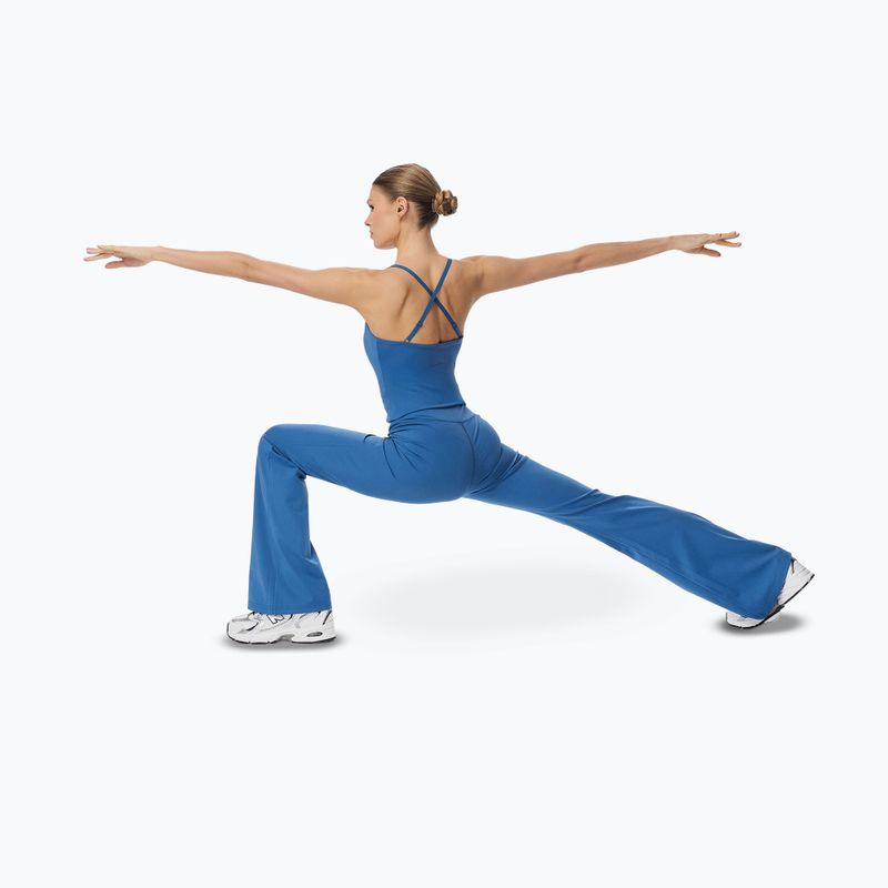 Tricou de antrenament pentru femei Cardio Bunny With Built-in Blue Bra 5