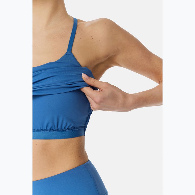 Tricou de antrenament pentru femei Cardio Bunny With Built-in Blue Bra 6