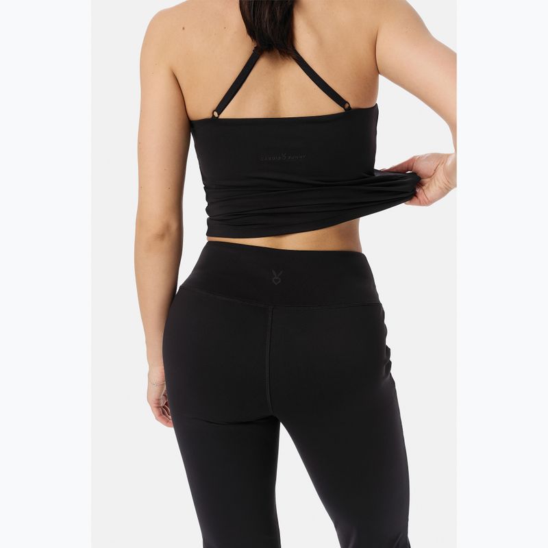 Colanți de antrenament pentru femei Cardio Bunny Flare black 5