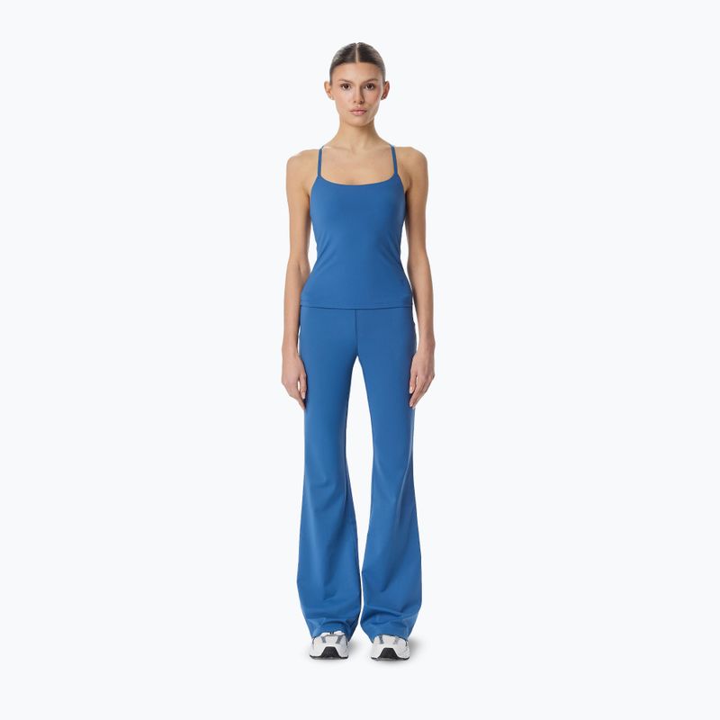 Colanți de antrenament pentru femei Cardio Bunny Blue flare 2