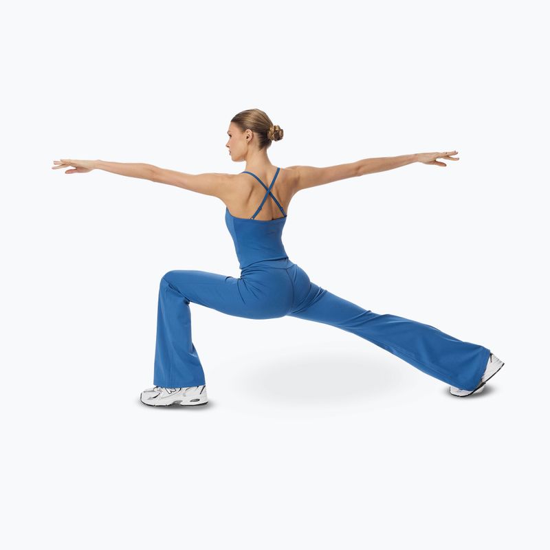 Colanți de antrenament pentru femei Cardio Bunny Blue flare 5