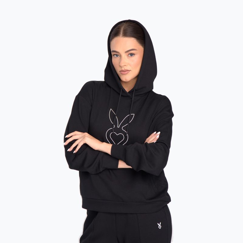 Bluză de antrenament pentru femei Cardio Bunny HCB-125 black 4