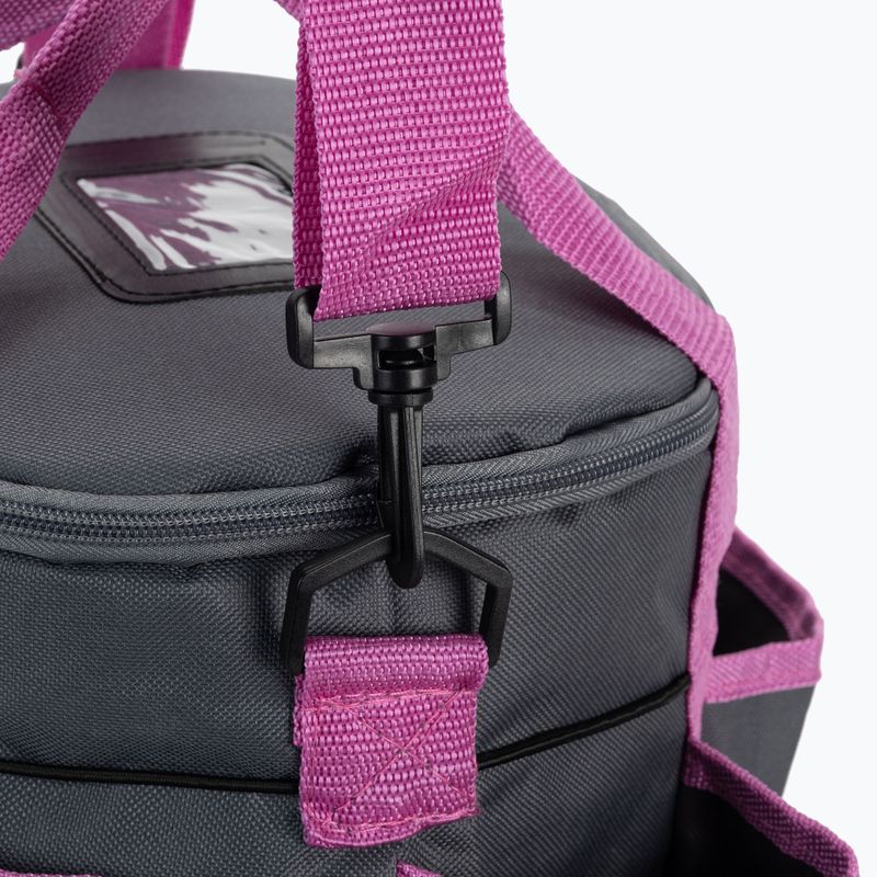 Geantă pentru accesorii de echitație York, cu încuietoare gri lila 280108 4
