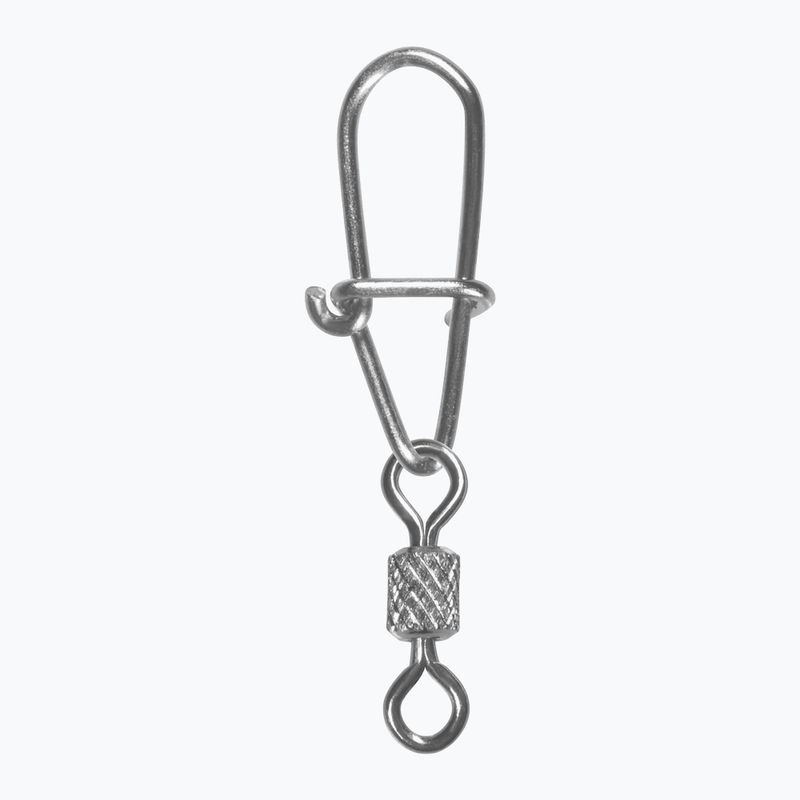 Dragon Spinn Lock spinning snap cârlige de filare cu rotiță 10 buc argint PDF-50-76-102 2