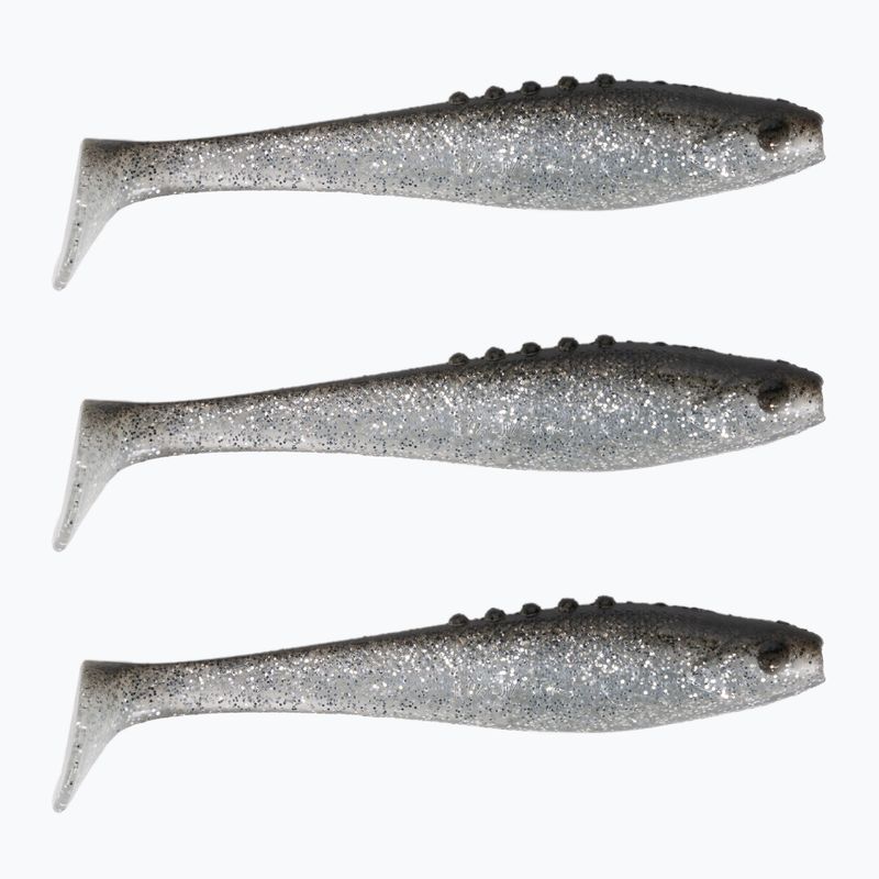 Dragon Lunatic momeală de cauciuc ripper lure 3 buc negru CHE-LN40S-20-101