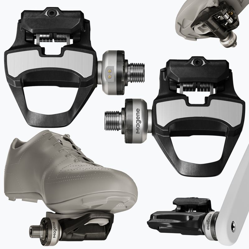 Pedale pentru biciletă Magene P715 S SPD-SL silver 10