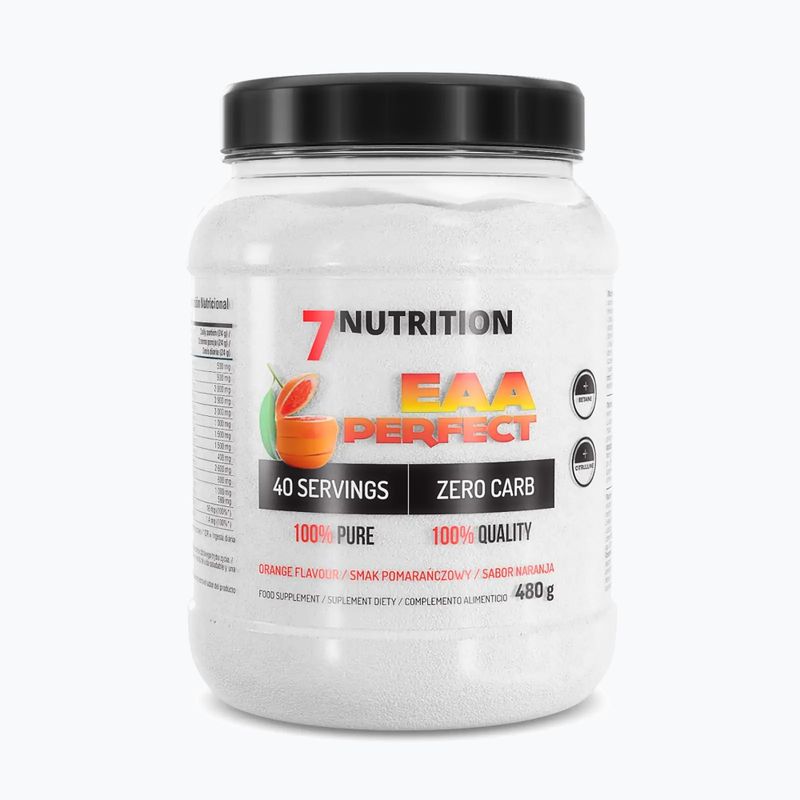 EAA Perfect 7Nutrition aminoacizi 480g portocaliu 7Nu000393