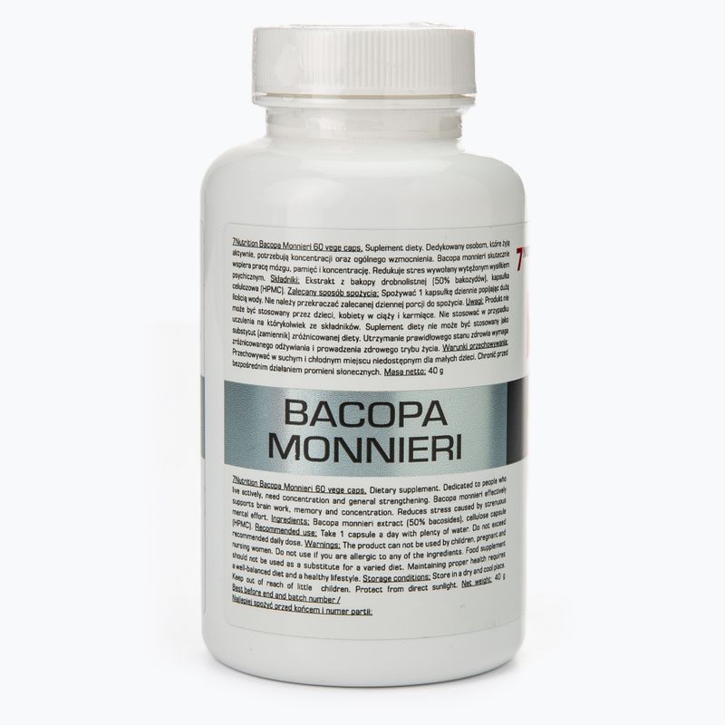 Bacopa Monnieri 550mg 7Nutrition memorie și concentrare 60 capsule 7Nu000426 2