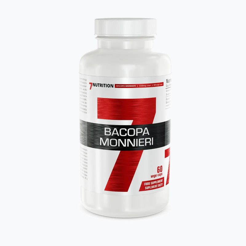 Bacopa Monnieri 550mg 7Nutrition memorie și concentrare 60 capsule 7Nu000426