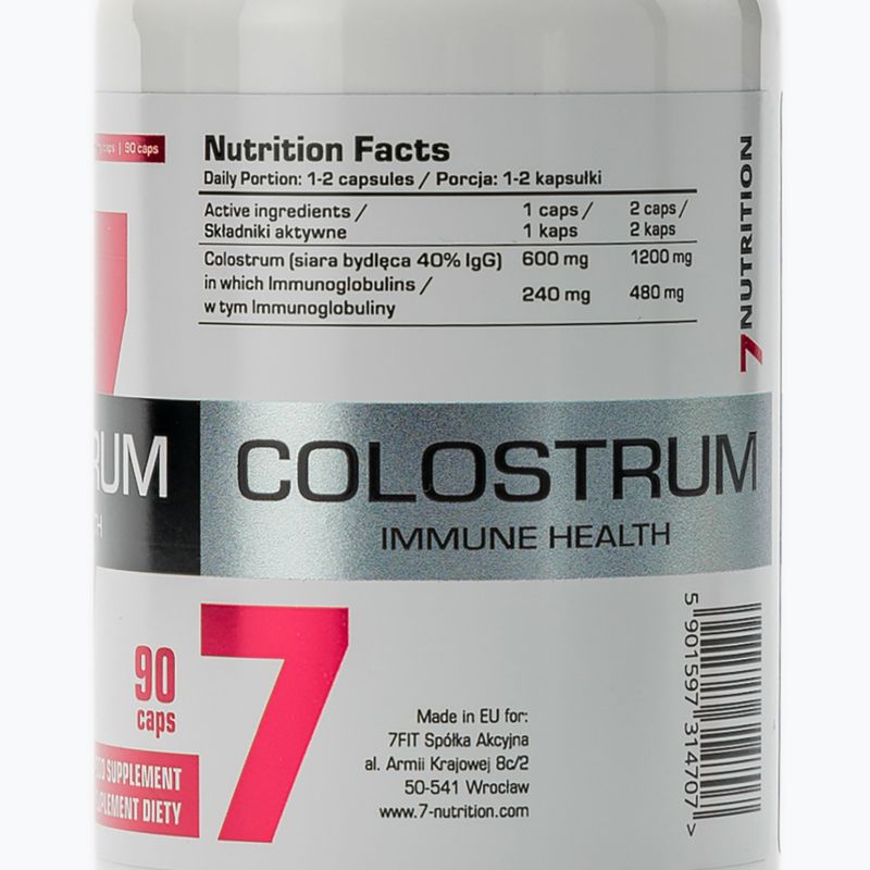 Colostru 600mg 7Nutrition sistem imunitar 90 capsule 7Nu000434 2