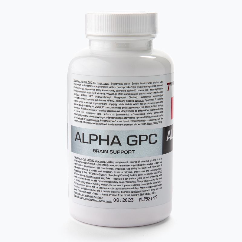 Alpha GPC 7Nutrition memorie și concentrare 60 capsule 7Nu000436 2