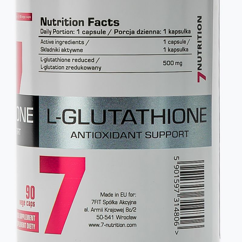 L-Glutation 7Nutrition antioxidant 90 capsule 7Nu000466 3