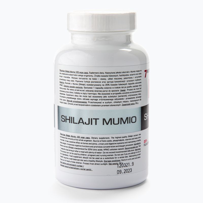 Shilajit Mumio 400mg 7Nutrition sistem imunitar 120 capsule 7Nu000456 2