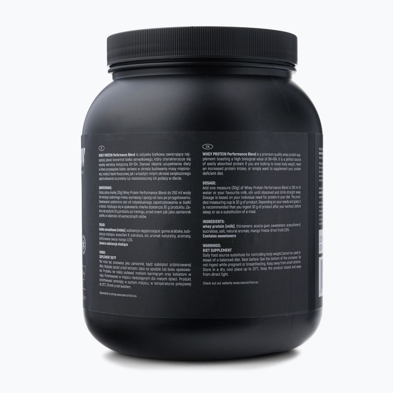 Proteină din zer Raw Nutrition 900g mango WPC-59016 2