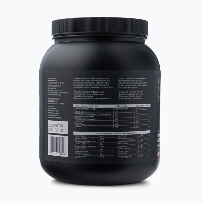 Proteină din zer Raw Nutrition 900g mango WPC-59016 3
