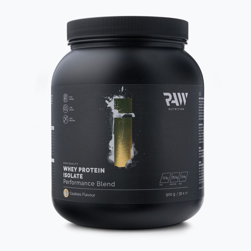 Proteină din zer izolat Raw Nutrition 900g tort WPI-59017