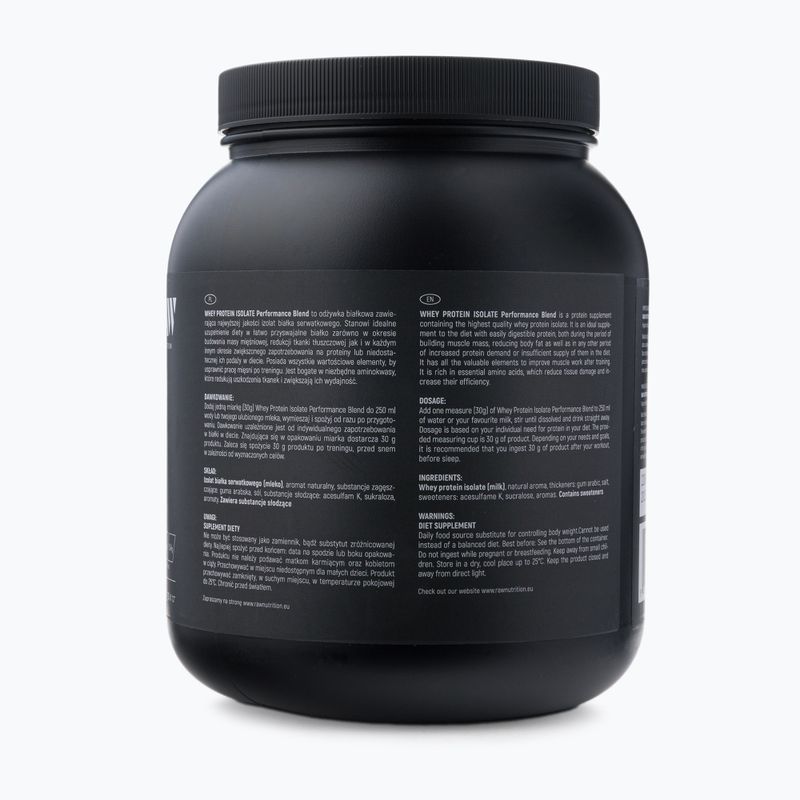 Proteină din zer izolat Raw Nutrition 900g tort WPI-59017 2