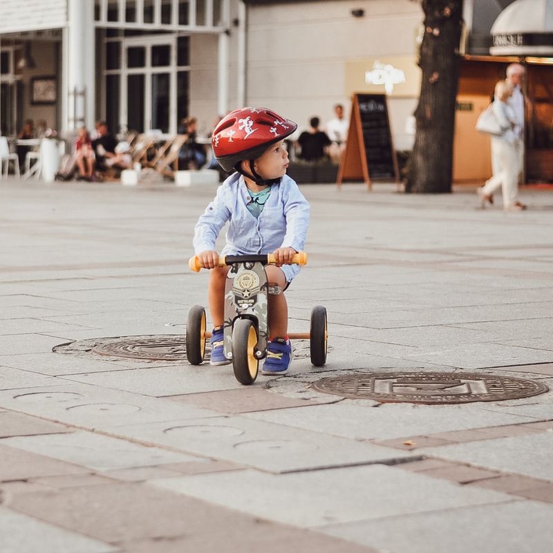 Bicicletă de echilibru Milly Mally Jake galben-neagră 2100 11