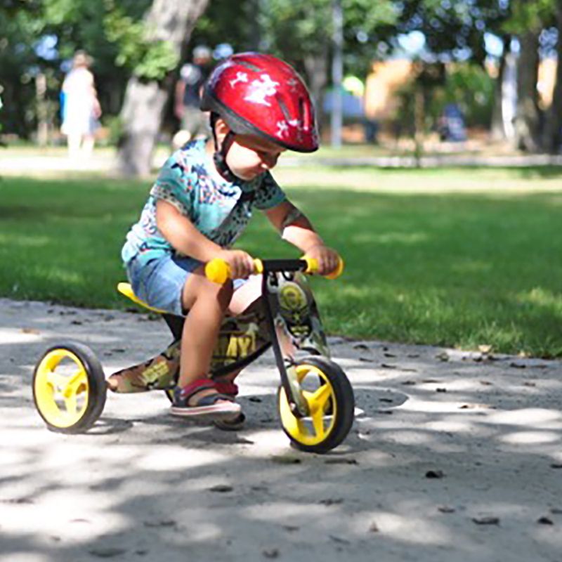 Bicicletă de echilibru Milly Mally Jake galben-neagră 2100 13