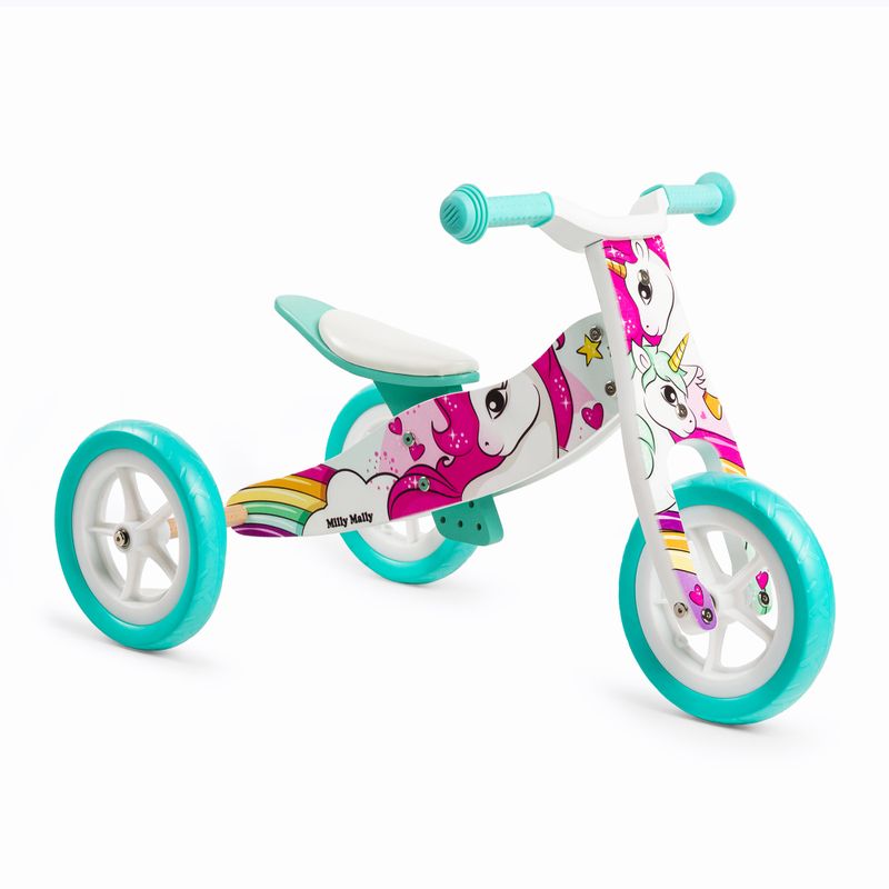 Bicicletă de echilibru Milly Mally  2w1 Look colorată 2787 2