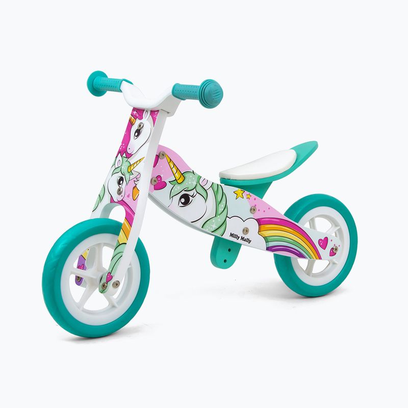 Bicicletă de echilibru Milly Mally  2w1 Look colorată 2787 9