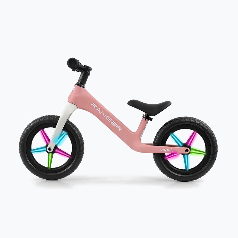 Bicicletă de echilibru pentru copii Milly Mally Ranger Flash pink 4