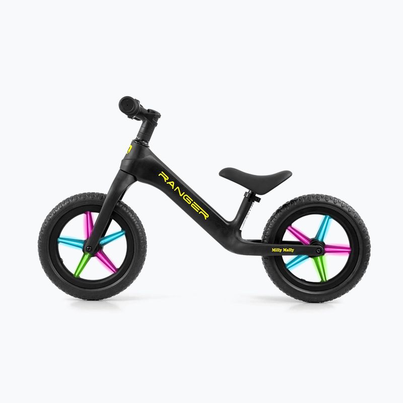 Bicicletă de echilibru pentru copii Milly Mally Ranger Flash black 3