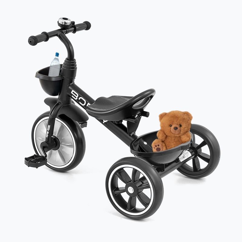 Bicicletă de echilibru cu trei roți Milly Mally Bobby black 5