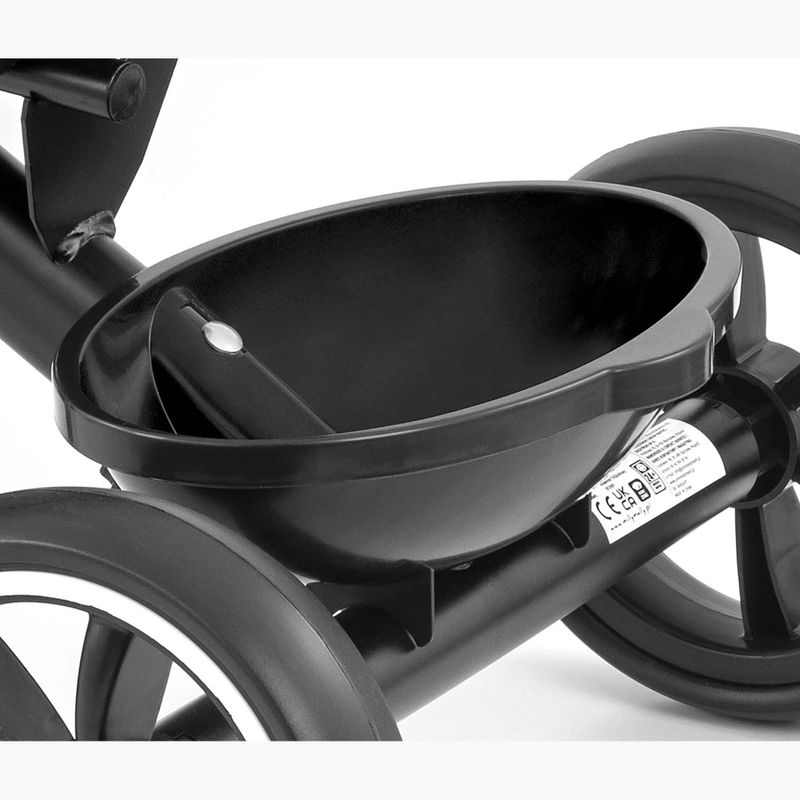 Bicicletă de echilibru cu trei roți Milly Mally Bobby black 7