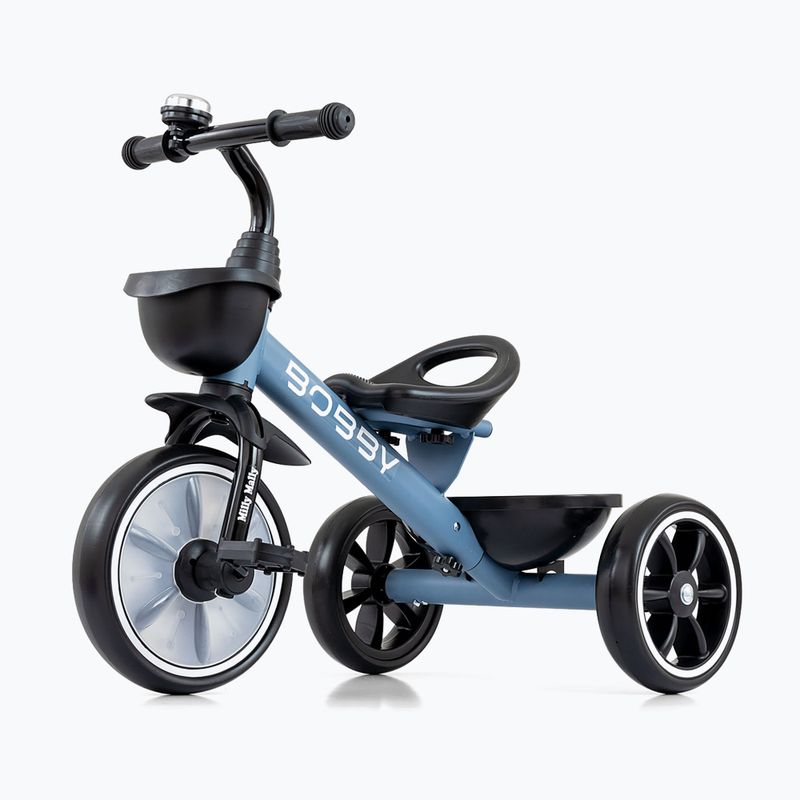 Bicicletă de echilibru cu trei roți Milly Mally Bobby denim