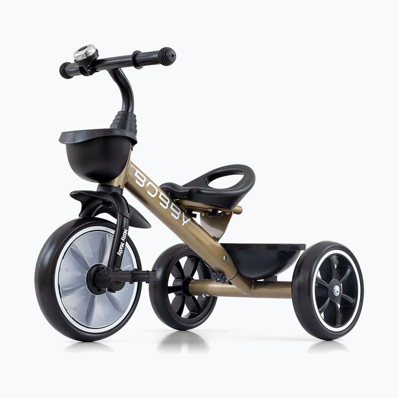 Bicicletă de echilibru cu trei roți Milly Mally Bobby golden