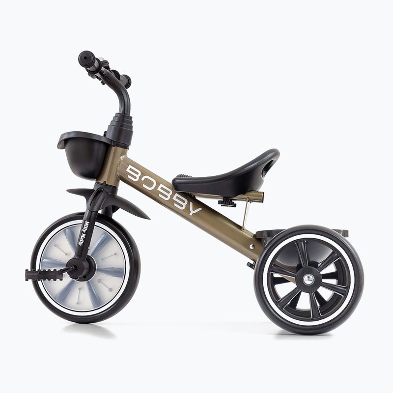 Bicicletă de echilibru cu trei roți Milly Mally Bobby golden 3