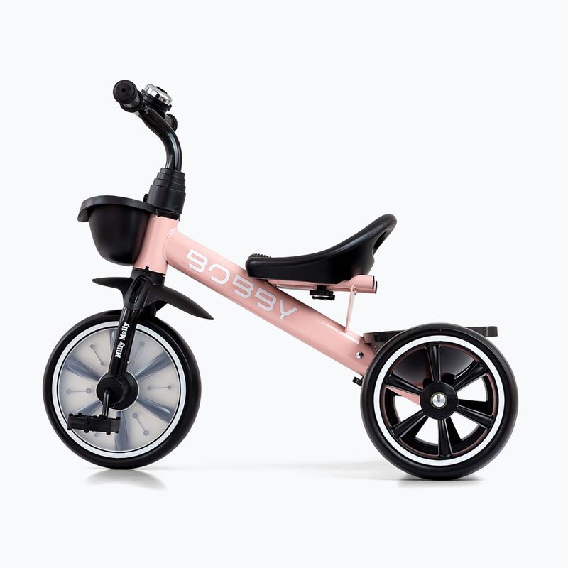 Bicicletă de echilibru cu trei roți Milly Mally Bobby pink 3