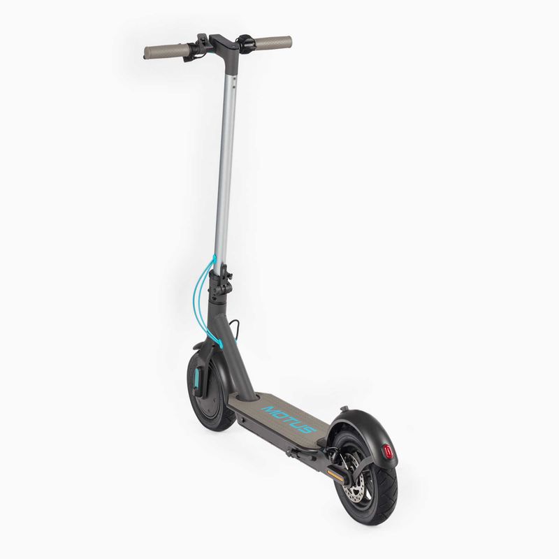 Motus Scooty 10 Lite 2022 scuter electric argintiu și negru 3