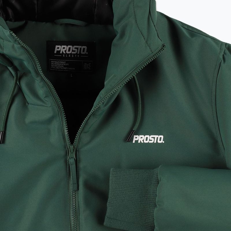 Geacă de iarnă pentru bărbați PROSTO Bomber verde KL222MOUT1042 4