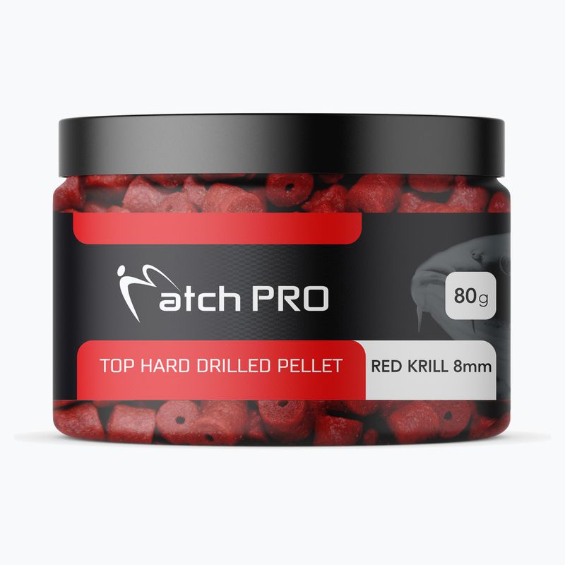 MatchPro Top Hard Drilled Krill 8 mm roșu 979506