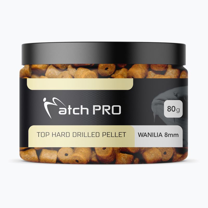 Cârlig pelete MatchPro Top Hard Drilled Vanilla 12 mm portocaliu 979518