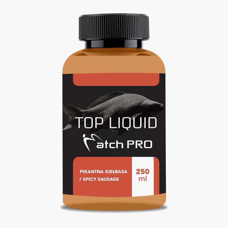 MatchPro Spicy Sausage lichid portocaliu pentru momeli și groundbaits 970404