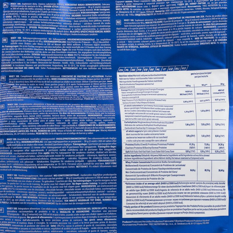 Zer 100 Trec 2000g ciocolată cu fulgi de ciocolată TRE/579#CAKE 2