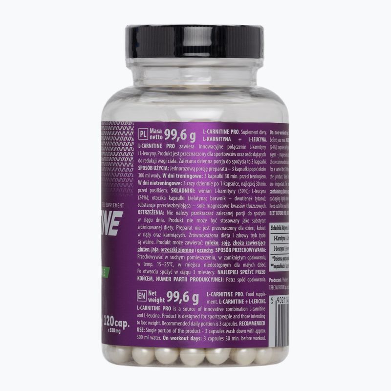 L-Carnitină PRO Trec arzător de grăsime 120 capsule TRE/660 2