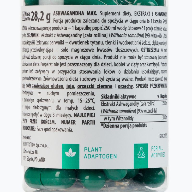 Ashwagandha Trec Max Performance 60 capsule TRE/621 2