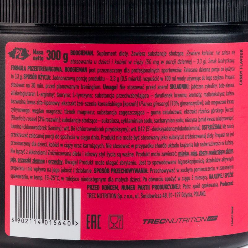 Trec Boogieman 300g pre-antrenament cu ciocolată TRE/622#LANDR 2