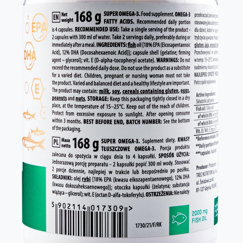 Super Omega 3 Trec acizi grași 120 capsule TRE/001 3