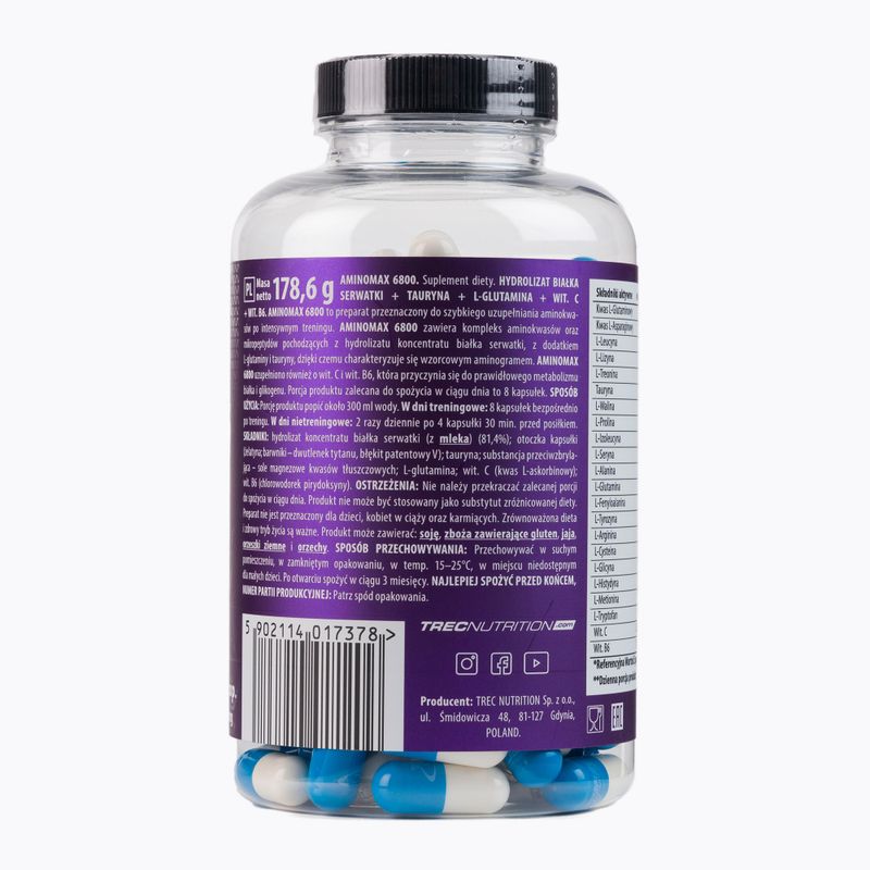 Aminoacizi Trec Amino Max 6800 160 capsule 2