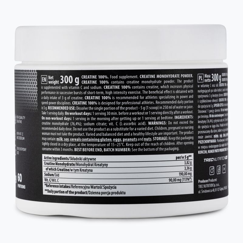 100% Trec creatină 300g TRE/277 2