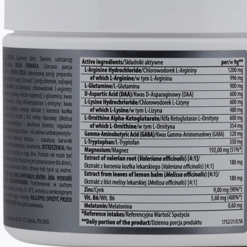 Sleep-ER Trec 225g formula de recuperare peste noapte cu fructe portocalii-tropicale TRE/598#POMTR 2