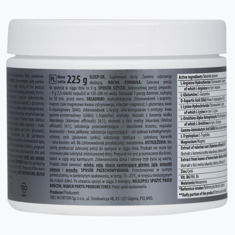 Sleep-ER Trec 225g formula de recuperare peste noapte cu fructe portocalii-tropicale TRE/598#POMTR 3