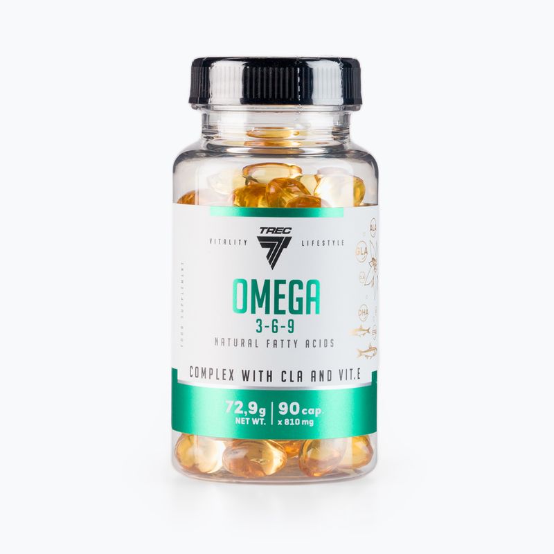Omega 3-6-9 Trec acizi grași 90 capsule TRE/815