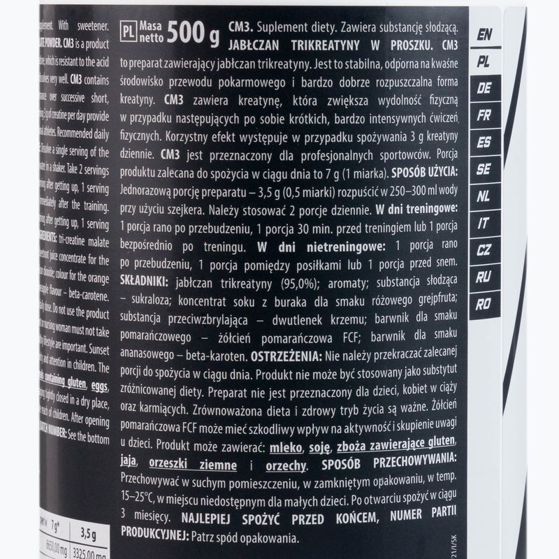 CM3 pulbere Trec creatina 500g portocaliu TRE/337#POMAR 2