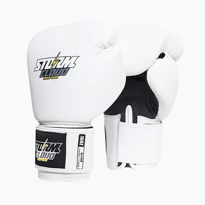 Mănuși de box StormCloud Blizzard white/black
